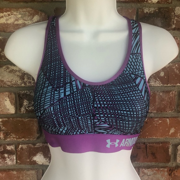 Under Armour Other - Under Armour Heat Gear Printed sports Bra sz S